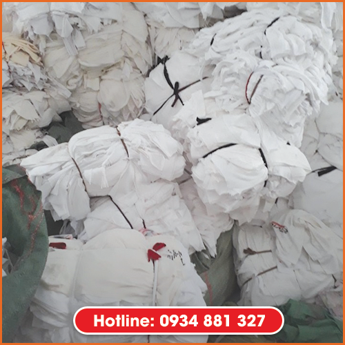 Vải Lau Trắng Cotton Khổ A4